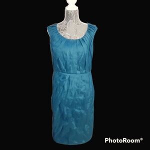 ADRIANNA Papell Teal Dress, Size 12